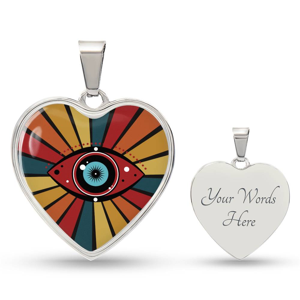 Evil Eye Sunburst Luxury Necklace