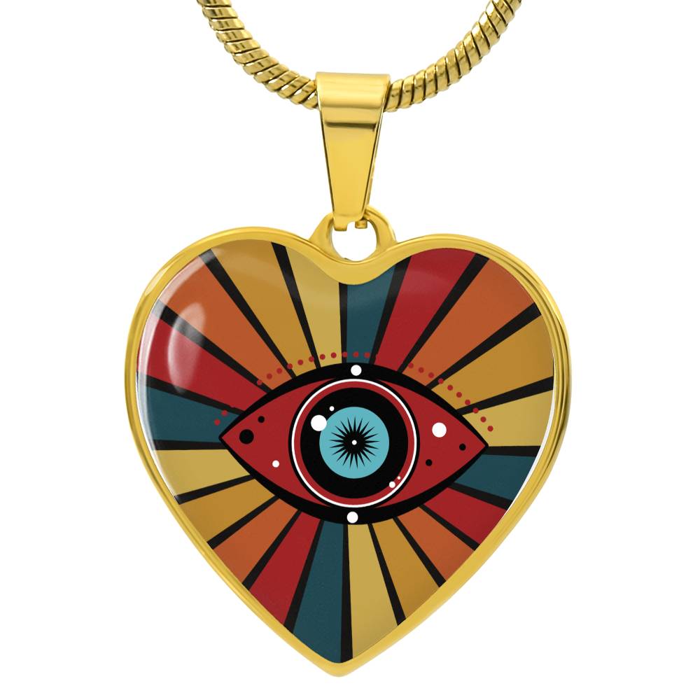 Evil Eye Sunburst Luxury Necklace
