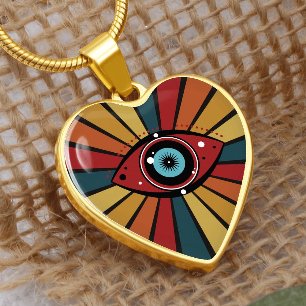 Evil Eye Sunburst Luxury Necklace