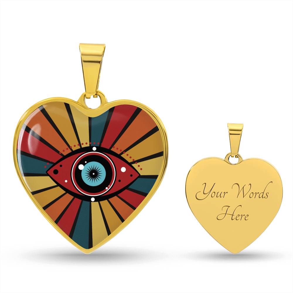 Evil Eye Sunburst Luxury Necklace