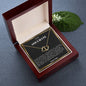 Solid Gold & Diamond Heart Necklace For Soulmate, Wife, Girlfriend