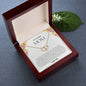 To My Amazing Mom Solid Yellow Gold & Diamond Hearts Necklace