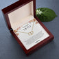 To My Amazing Mom Solid Yellow Gold & Diamond Hearts Necklace