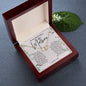 Mother Gold & Diamond Hearts Birthday Necklace