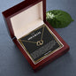 Solid Gold & Diamond Heart Necklace For Soulmate, Wife, Girlfriend