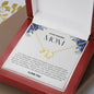 To My Amazing Mom Solid Yellow Gold & Diamond Hearts Necklace