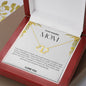 To My Amazing Mom Solid Yellow Gold & Diamond Hearts Necklace