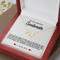 Soulmate Everlasting Love Gold & Diamond Heart Necklace