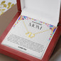 To My Amazing Mom Solid Yellow Gold & Diamond Hearts Necklace