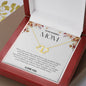 To My Amazing Mom Solid Yellow Gold & Diamond Hearts Necklace