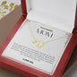 To My Amazing Mom Solid Yellow Gold & Diamond Hearts Necklace
