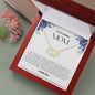 To My Amazing Mom Solid Yellow Gold & Diamond Hearts Necklace