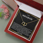 Solid Gold & Diamond Heart Necklace For Soulmate, Wife, Girlfriend