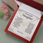 Daughter Gold Hearts Necklace