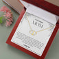 To My Amazing Mom Solid Yellow Gold & Diamond Hearts Necklace