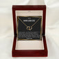 Solid Gold & Diamond Heart Necklace For Soulmate, Wife, Girlfriend