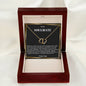 Solid Gold & Diamond Heart Necklace For Soulmate, Wife, Girlfriend