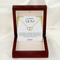To My Amazing Mom Solid Yellow Gold & Diamond Hearts Necklace