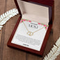 To My Amazing Mom Solid Yellow Gold & Diamond Hearts Necklace