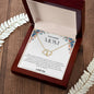 To My Amazing Mom Solid Yellow Gold & Diamond Hearts Necklace
