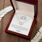 To My Amazing Mom Solid Yellow Gold & Diamond Hearts Necklace