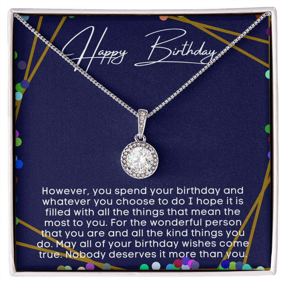 Happy Birthday Necklace