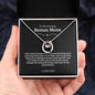 To My Amazing Bonus Mom Lucky Horseshoe Necklace