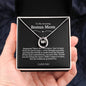 To My Amazing Bonus Mom Lucky Horseshoe Necklace