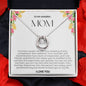 To My Amazing Mom Lucky Horseshoe Necklace