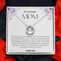 To My Amazing Mom Lucky Horseshoe Necklace