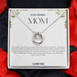 To My Amazing Mom Lucky Horseshoe Necklace