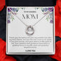 To My Amazing Mom Lucky Horseshoe Necklace
