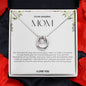 To My Amazing Mom Lucky Horseshoe Necklace