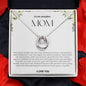 To My Amazing Mom Lucky Horseshoe Necklace