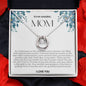 To My Amazing Mom Lucky Horseshoe Necklace