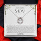 To My Amazing Mom Lucky Horseshoe Necklace
