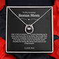 To My Amazing Bonus Mom Lucky Horseshoe Necklace