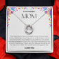 To My Amazing Mom Lucky Horseshoe Necklace