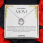 To My Amazing Mom Lucky Horseshoe Necklace