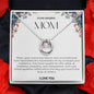 To My Amazing Mom Lucky Horseshoe Necklace