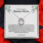 To My Amazing Bonus Mom Lucky Horseshoe Necklace