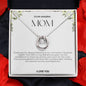 To My Amazing Mom Lucky Horseshoe Necklace