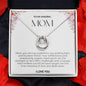 To My Amazing Mom Lucky Horseshoe Necklace