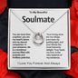 To My Beautiful Soulmate Lucky In Love Necklace