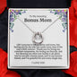 To My Amazing Bonus Mom Lucky Horseshoe Necklace