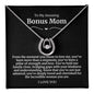 To My Amazing Bonus Mom Lucky Horseshoe Necklace