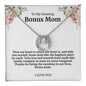 To My Amazing Bonus Mom Lucky Horseshoe Necklace