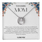 To My Amazing Mom Lucky Horseshoe Necklace