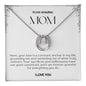 To My Amazing Mom Lucky Horseshoe Necklace