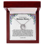 To My Amazing Bonus Mom Lucky Horseshoe Necklace